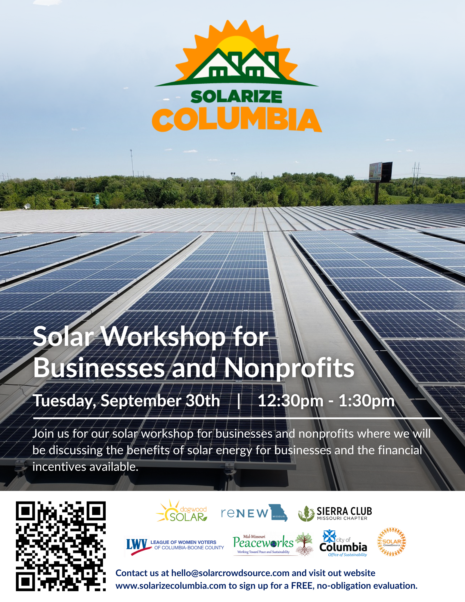 Columbia Commercial Event Flyer